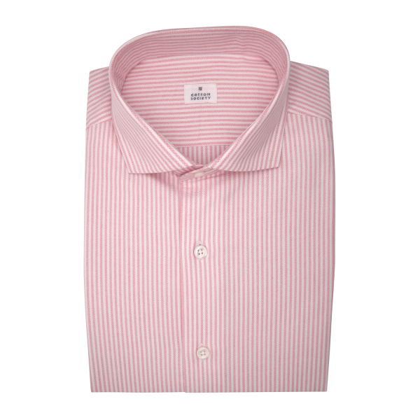 Chemise homme Oxford Rayé Rose