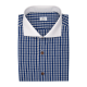 Chemise homme Popeline Carreaux Bleu