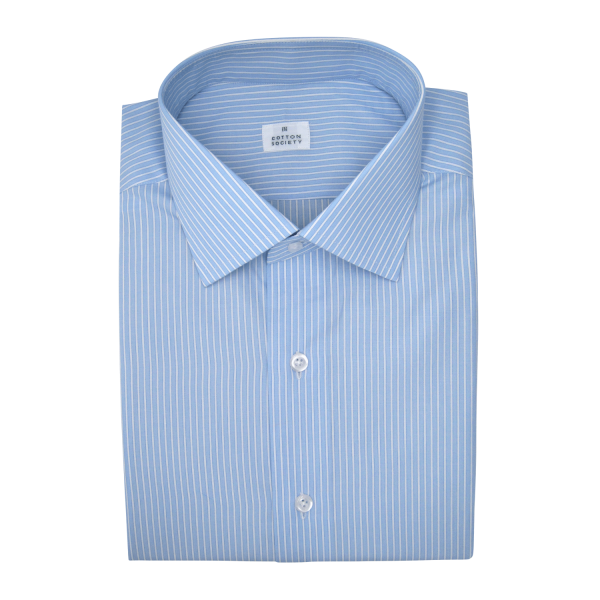 Chemise homme Popeline Carreaux Bleu