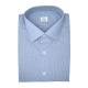 Chemise homme Popeline Carreaux Bleu