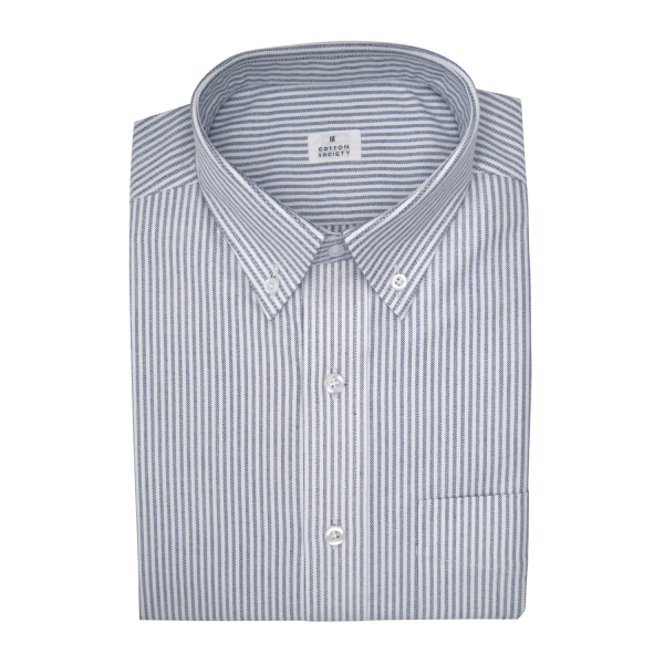 Chemise homme Oxford Rayé Bleu