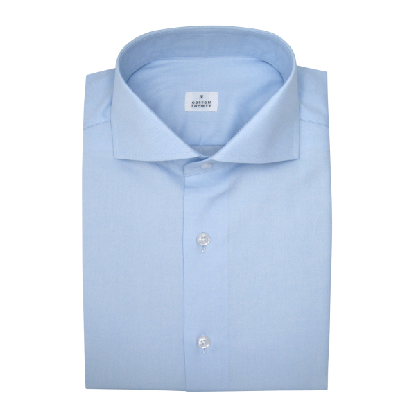 Chemise homme Twill Uni Bleu
