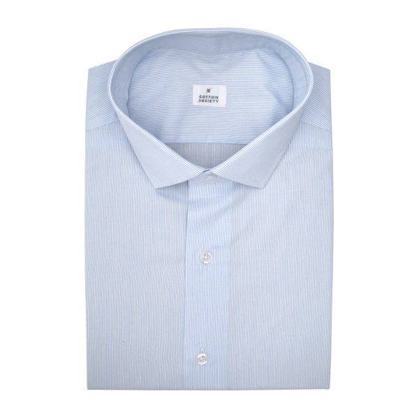 Chemise homme Popeline Rayé Bleu