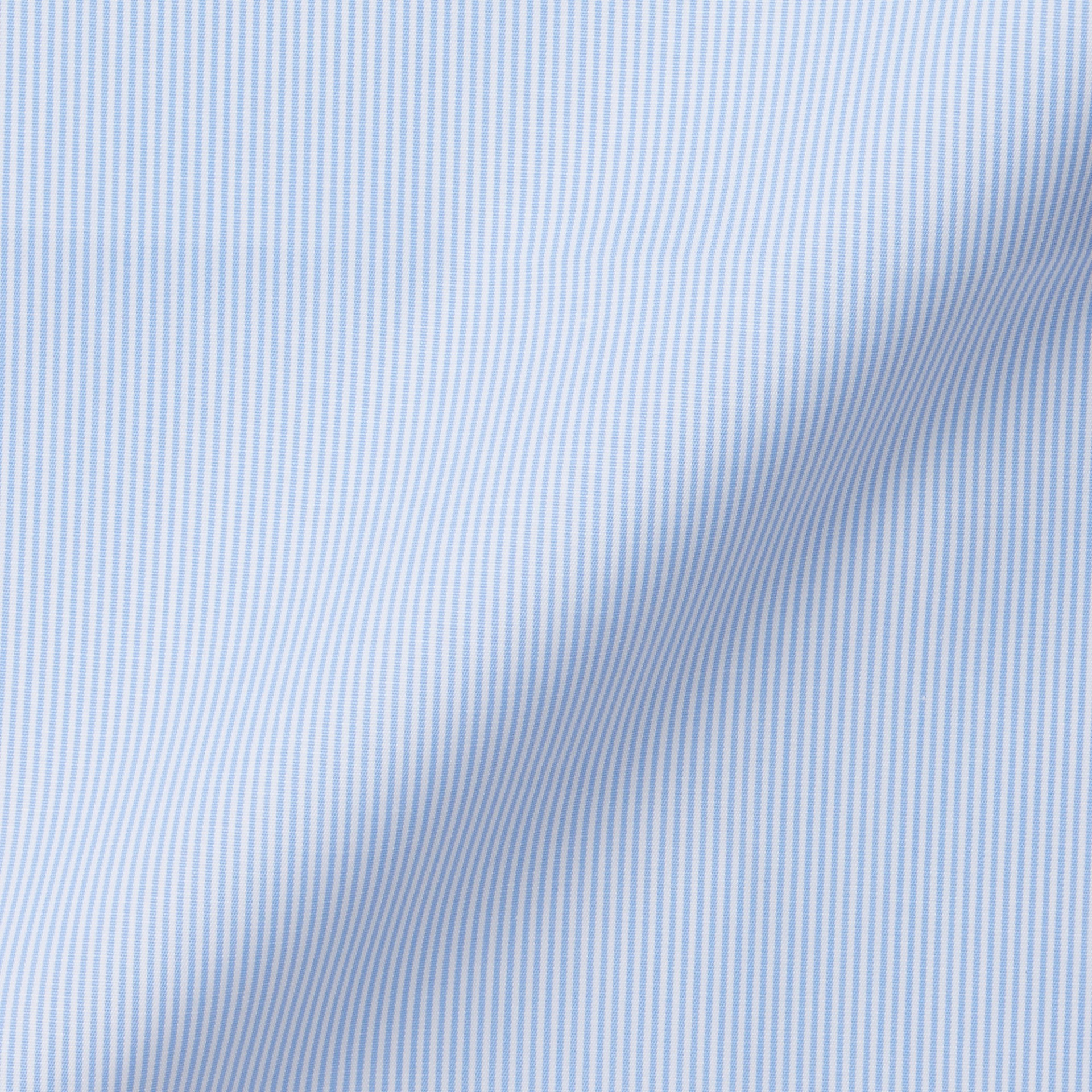 Chemise Popeline Rayée Bleue