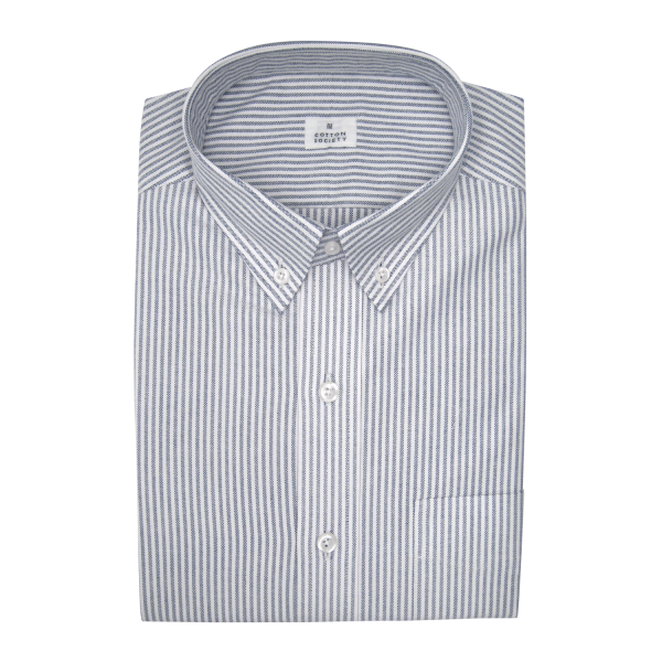 Chemise homme Oxford Rayé Bleu