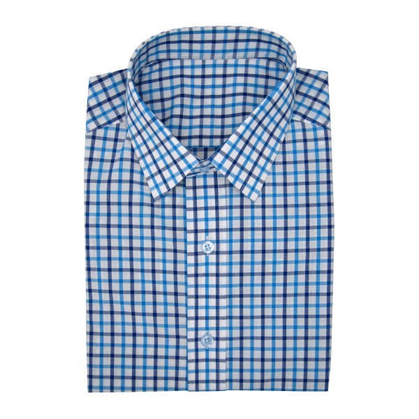 Chemise homme Chambray Uni Bleu