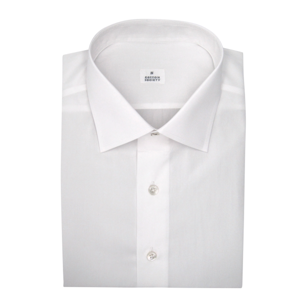 Chemise homme Popeline Uni Blanc