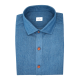 Chemise homme Sergé Uni Bleu