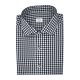 Chemise homme Popeline Carreaux Bleu