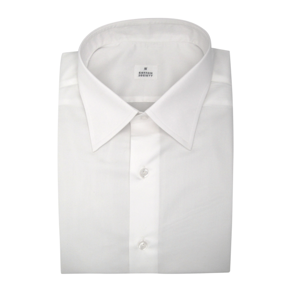 Chemise homme Twill Uni Blanc