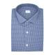 Chemise homme Popeline Carreaux Bleu