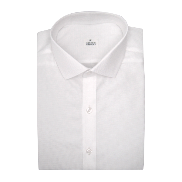 Chemise homme Oxford Uni Blanc