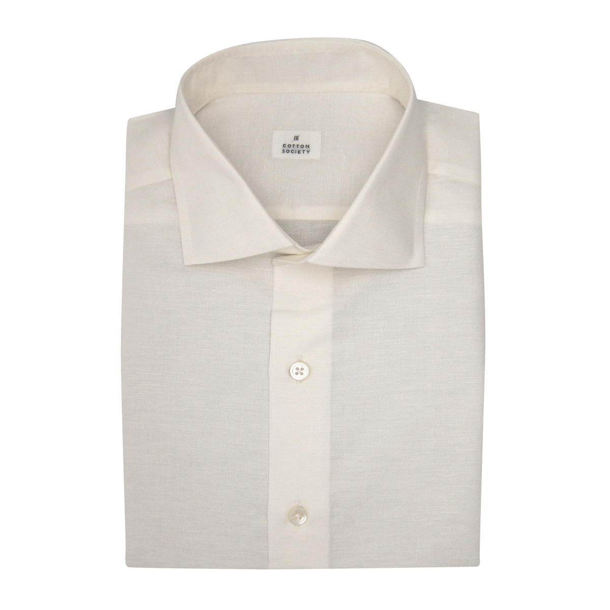 Chemise homme Chambray Uni Blanc Cassé