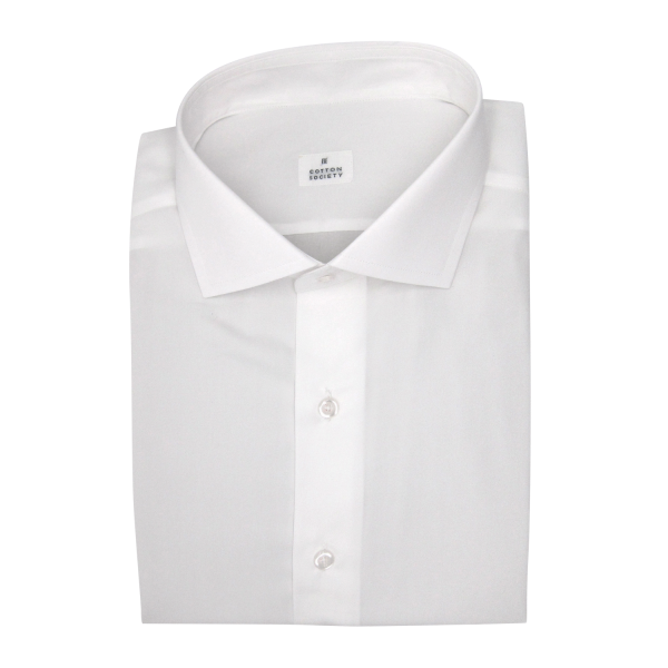 Chemise homme Popeline Uni Blanc