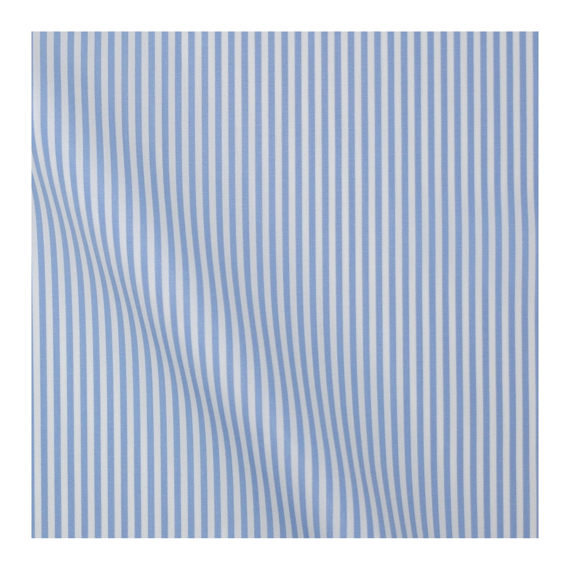 Chemise Popeline Rayée Bleue