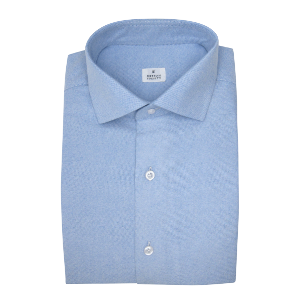 Chemise homme Oxford Uni Bleu