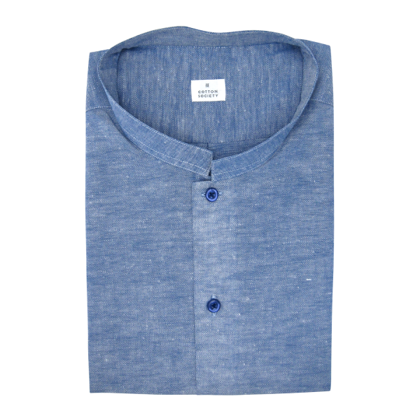 Chemise homme Chambray Japonais Uni Bleu