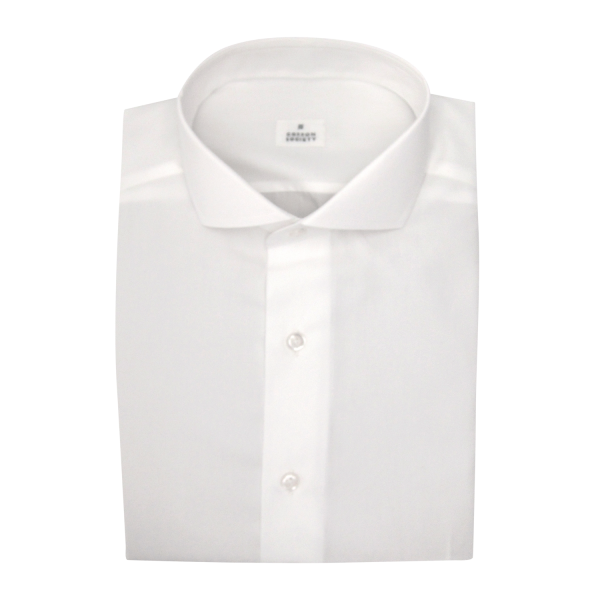 Chemise homme Popeline Uni Blanc