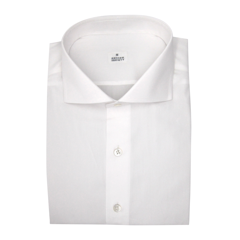 Chemise homme Pin-point Uni Blanc