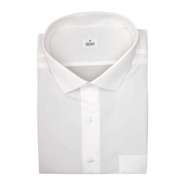 Chemise homme Popeline Uni Blanc