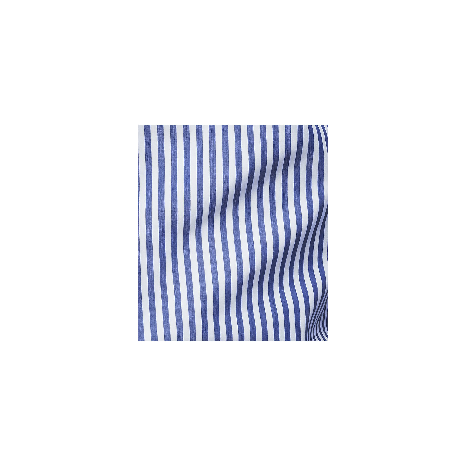 Chemise Popeline Rayée Bleue