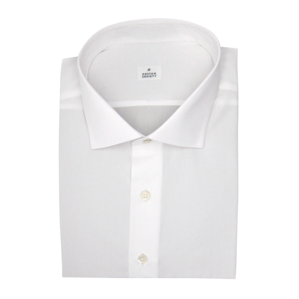 Chemise homme Popeline Uni Blanc