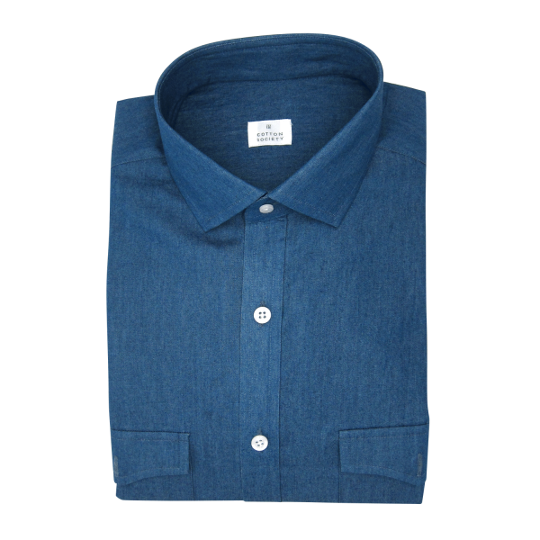 Chemise homme Chevrons Uni Blanc