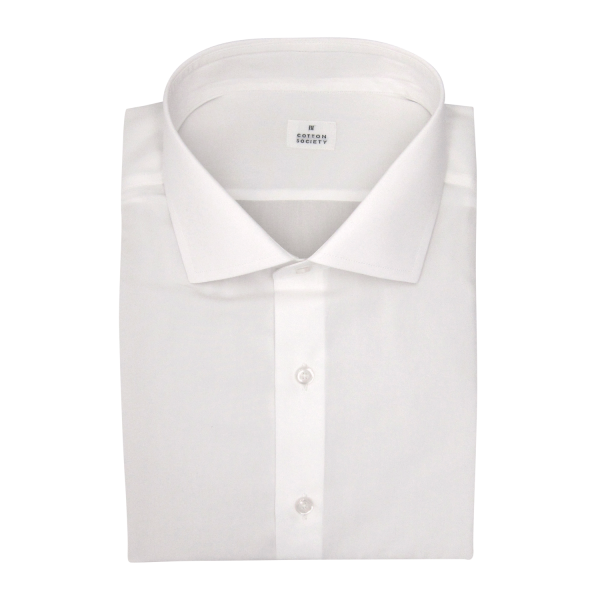 Chemise homme Popeline Uni Blanc