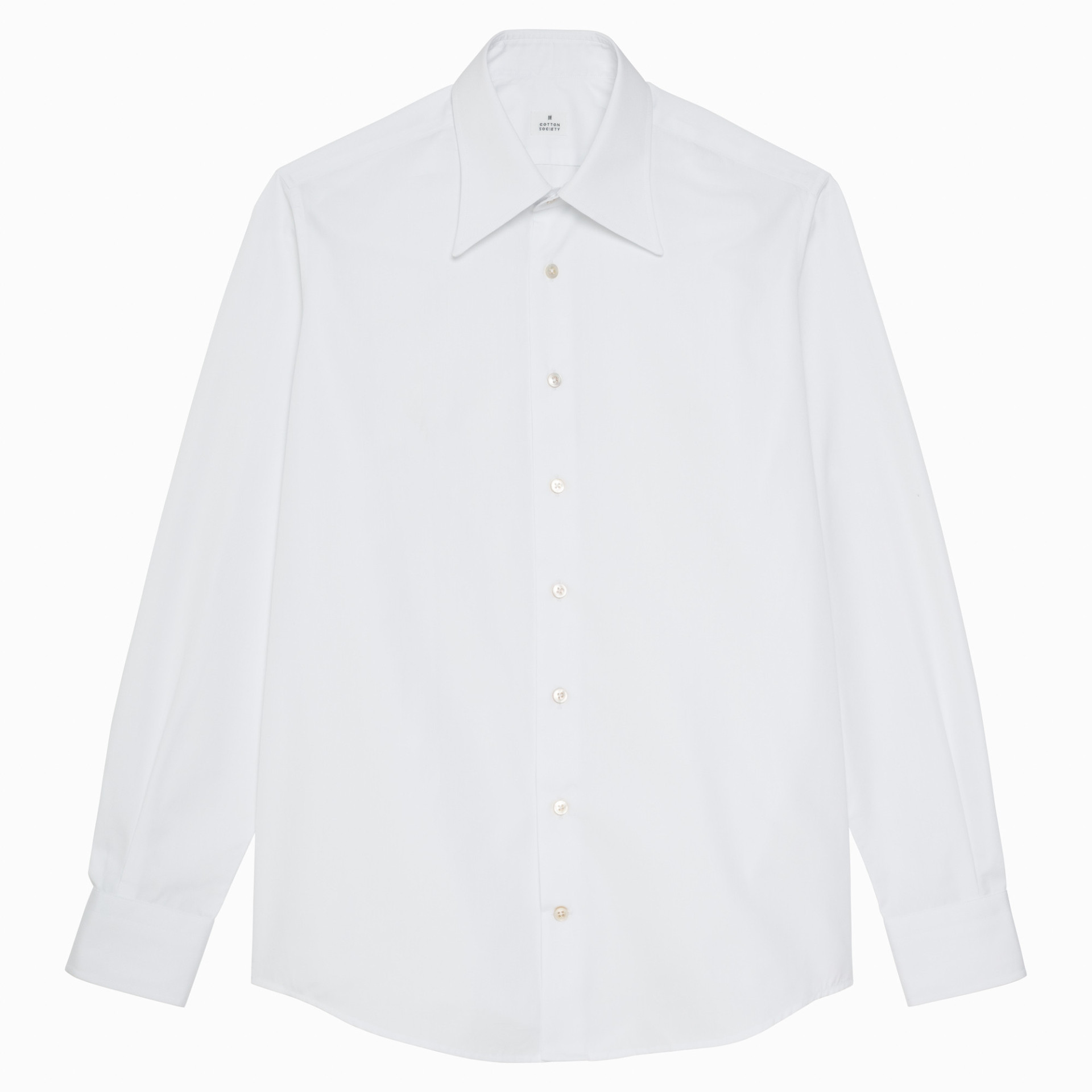 Chemise Popeline Unie Blanche