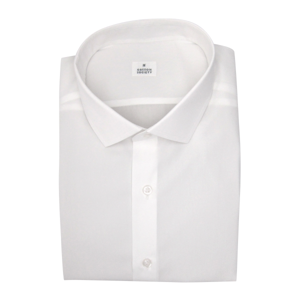 Chemise homme Popeline Uni Blanc
