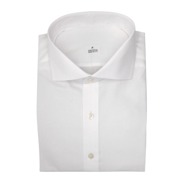 Chemise homme Oxford Uni Blanc