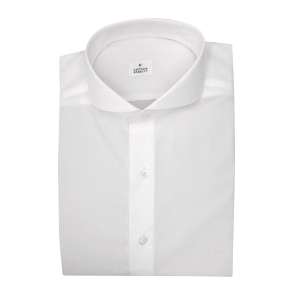 Chemise homme Popeline Uni Blanc