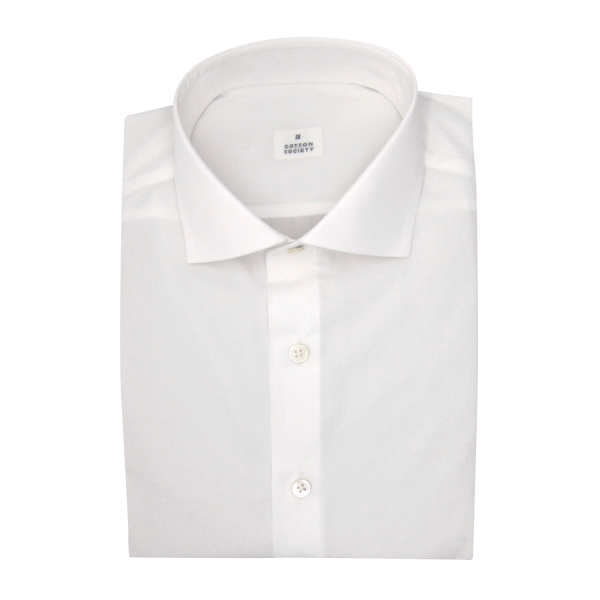 Chemise homme Popeline Uni Blanc