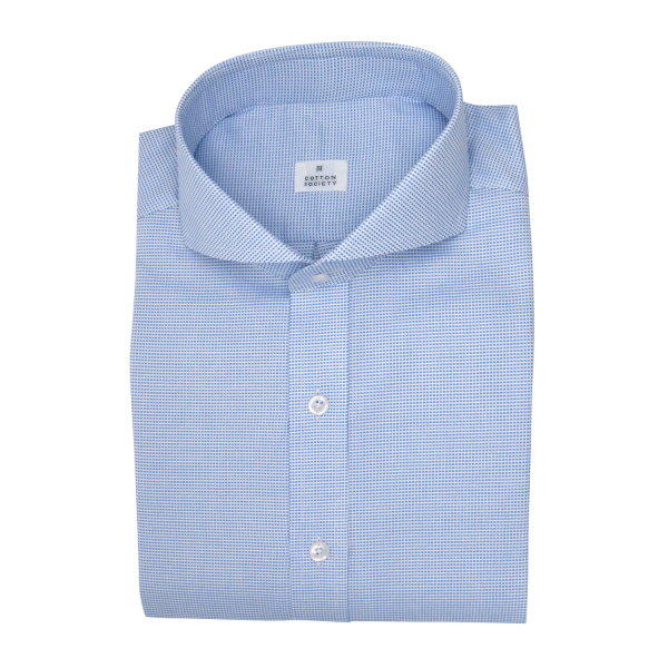 Chemise homme Oxford Uni Bleu