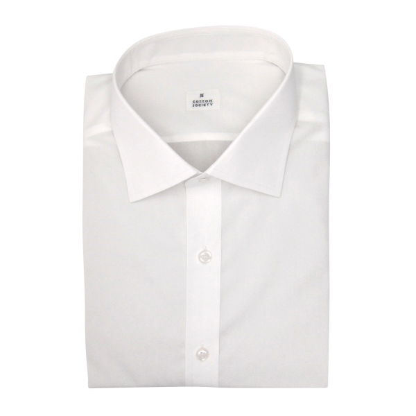 Chemise homme Popeline Uni Blanc