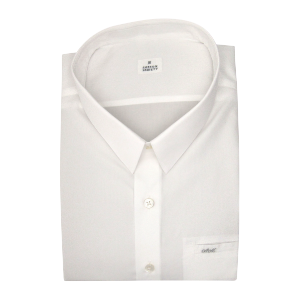 Chemise homme Popeline Uni Blanc