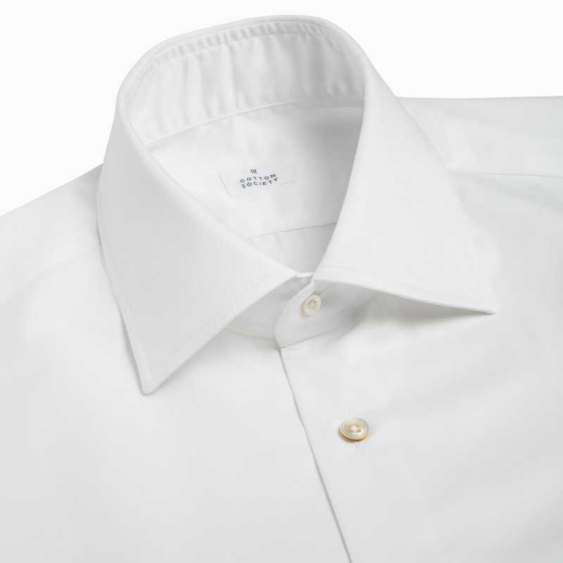 Chemise Twill Uni Blanc