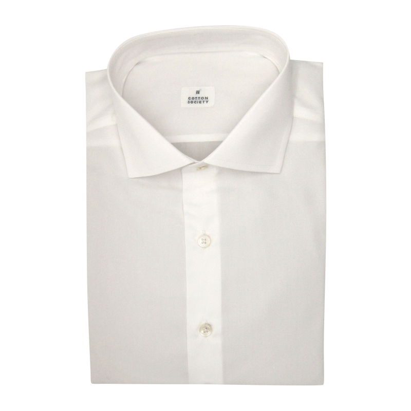 Chemise homme Pin-point Uni Blanc
