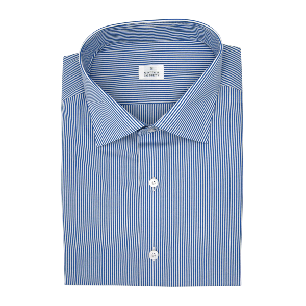 Chemise homme Popeline Rayé Bleu