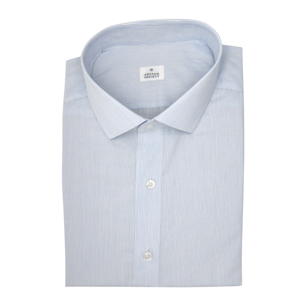 Chemise homme Popeline Carreaux Bleu