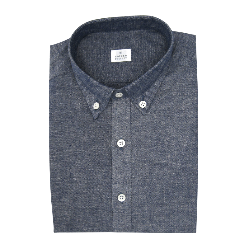 Chemise homme Popeline Rayé Bleu