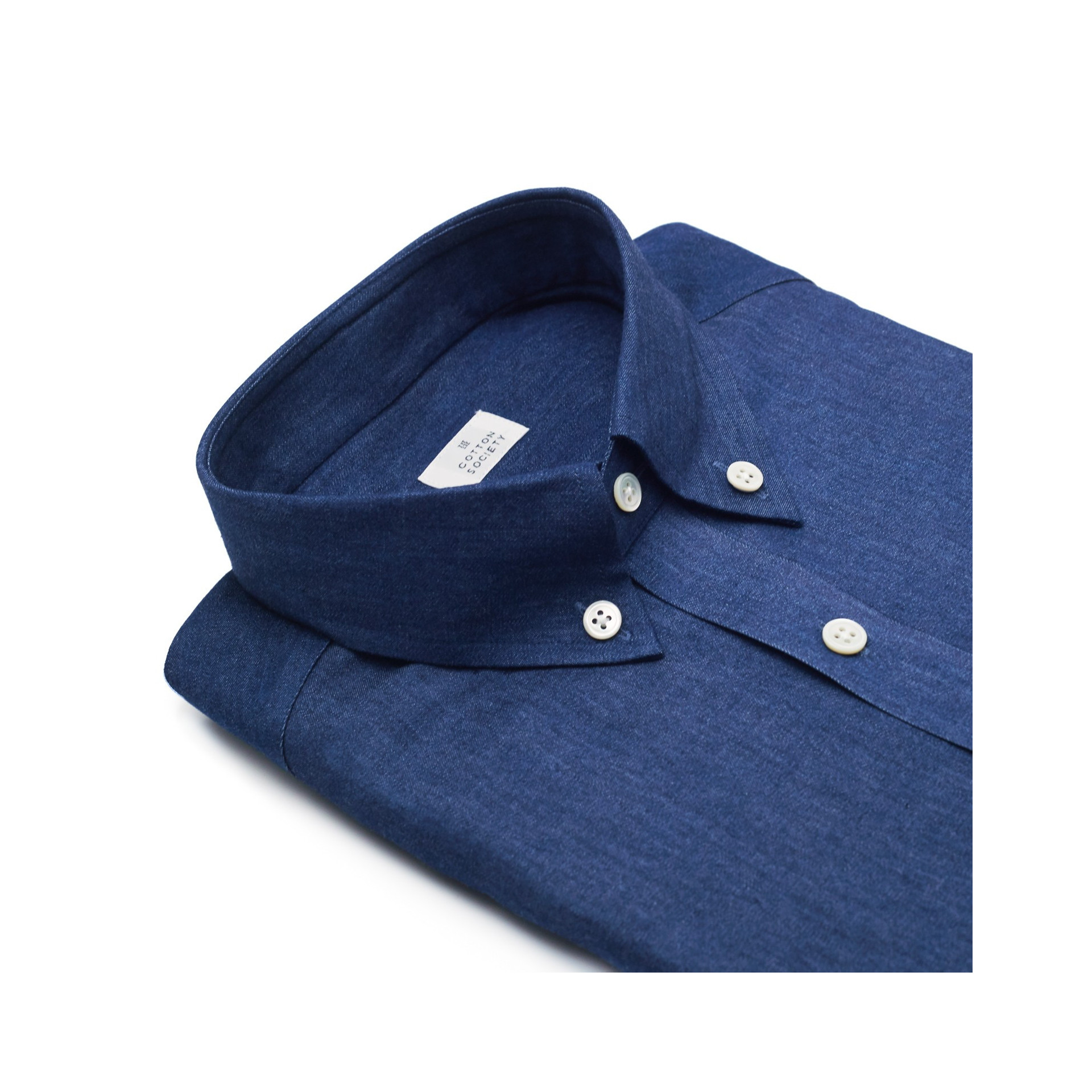 Chemise homme Jean Uni Bleu