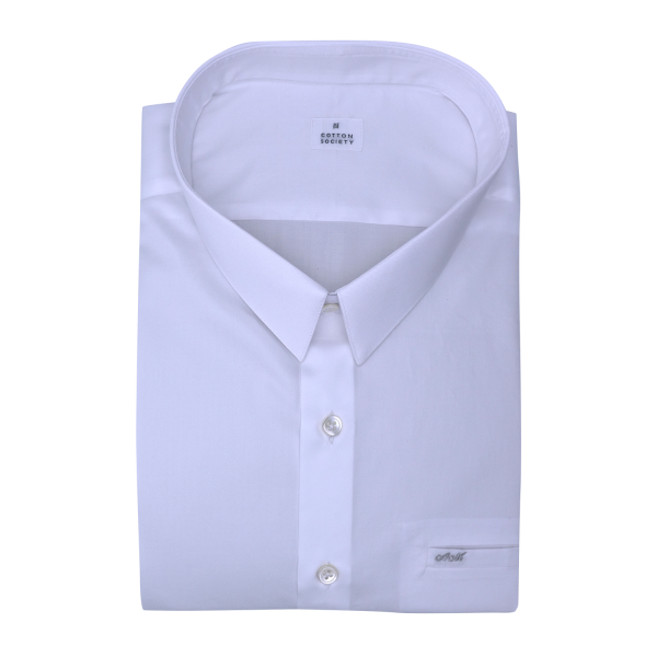 Chemise homme Twill Uni Blanc
