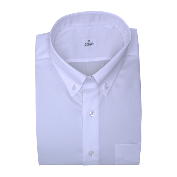 Chemise homme Twill Uni Blanc
