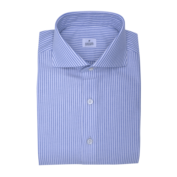 Chemise homme Oxford Rayé Bleu