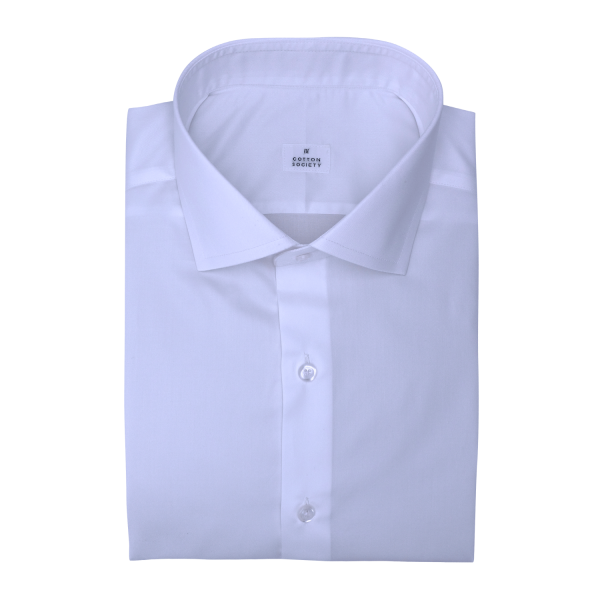 Chemise homme Twill Uni Blanc