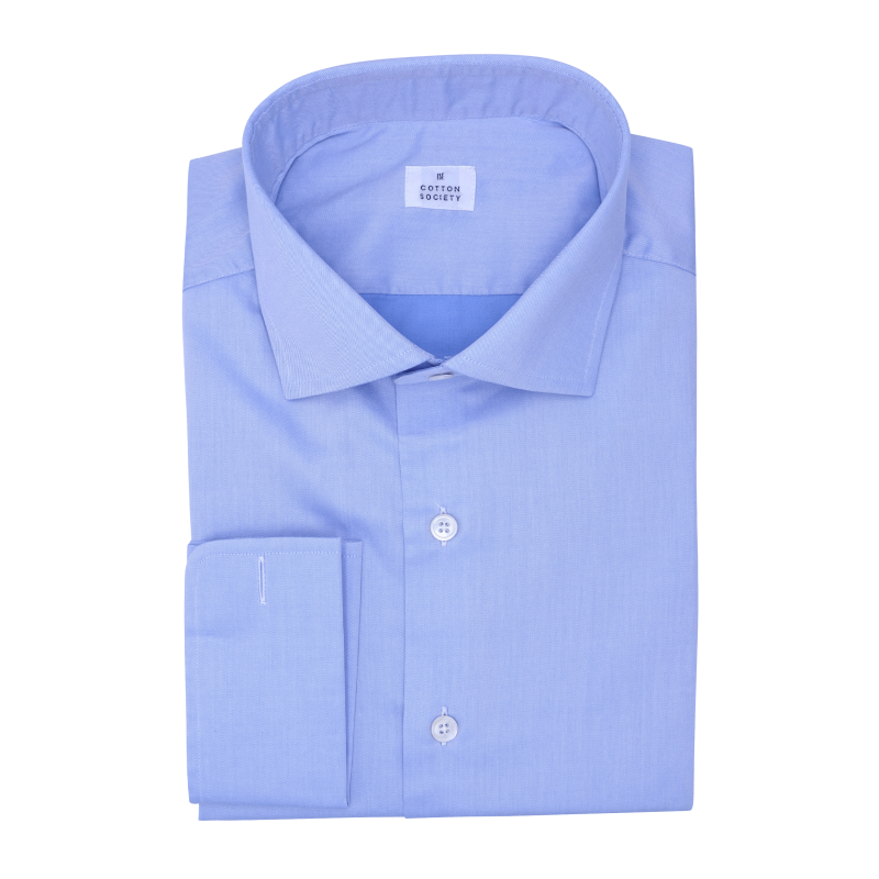 Chemise homme Twill Uni Bleu