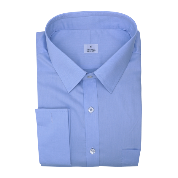 Chemise homme Twill Uni Bleu