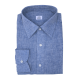 Chemise homme Chambray Uni Bleu
