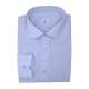 Chemise homme Popeline Carreaux Bleu